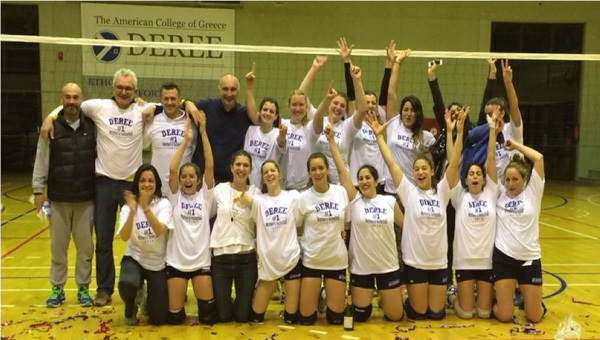 The American College of Greece | DEREE WOMEN’S VOLLEYBALL TEAM, April ...